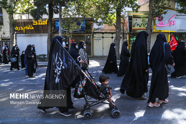 مراسم عزاداری جاماندگان اربعین حسینی در بجنورد‎‎