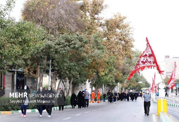 راهپیمایی جاماندگان اربعین در مشهد