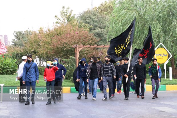 راهپیمایی جاماندگان اربعین در مشهد