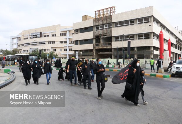 راهپیمایی جاماندگان اربعین در مشهد