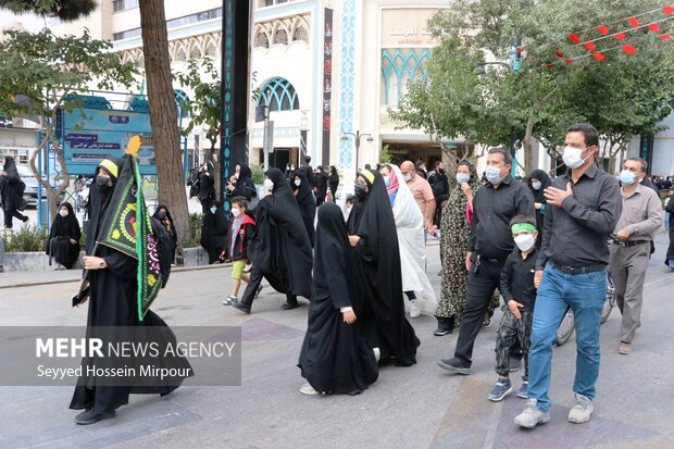راهپیمایی جاماندگان اربعین در مشهد