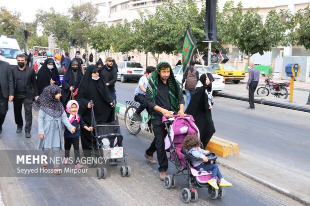 راهپیمایی جاماندگان اربعین در مشهد