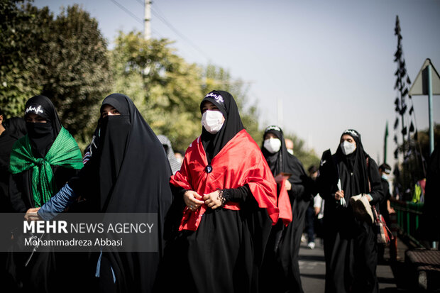 مراسم راهپیمایی جاماندگان اربعین حسینی(ع) در تهران-۲
