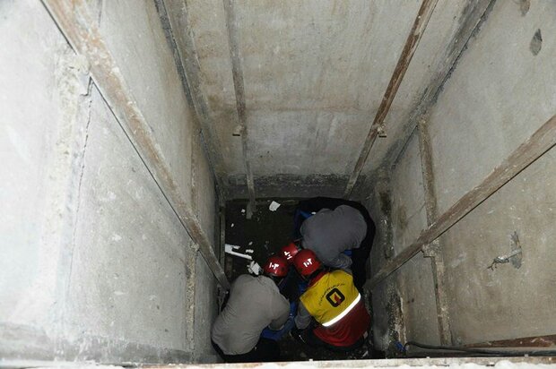 مرگ کارگر در گرگان بر اثر سقوط در چاهک آسانسور