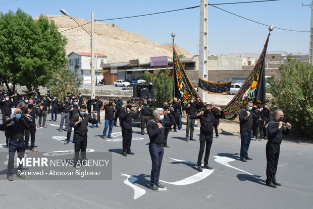 مراسم عزاداری اربعین حسینی (ع) در شهر لار
