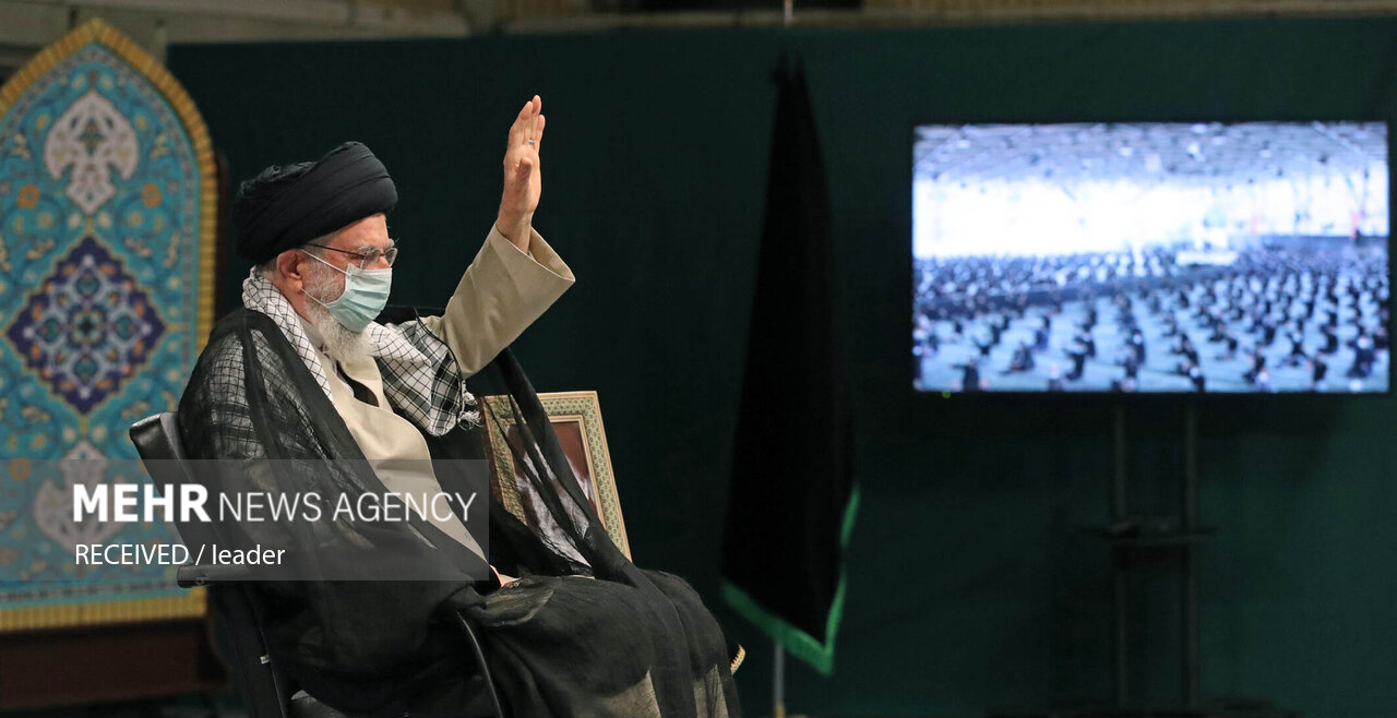 رہبر معظم کی آن لائن موجودگي میں تہران یونیورسٹی میں اربعین کی مناسبت سے مجلس عزا منعقد