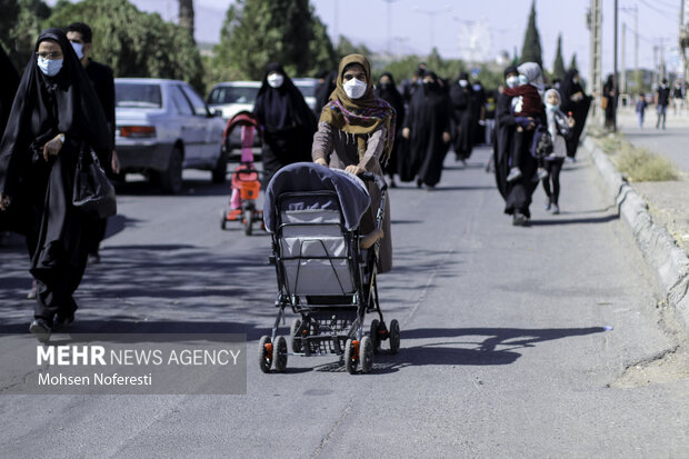 پیاده روی جاماندگان اربعین حسینی در بندرعباس برگزار می شود