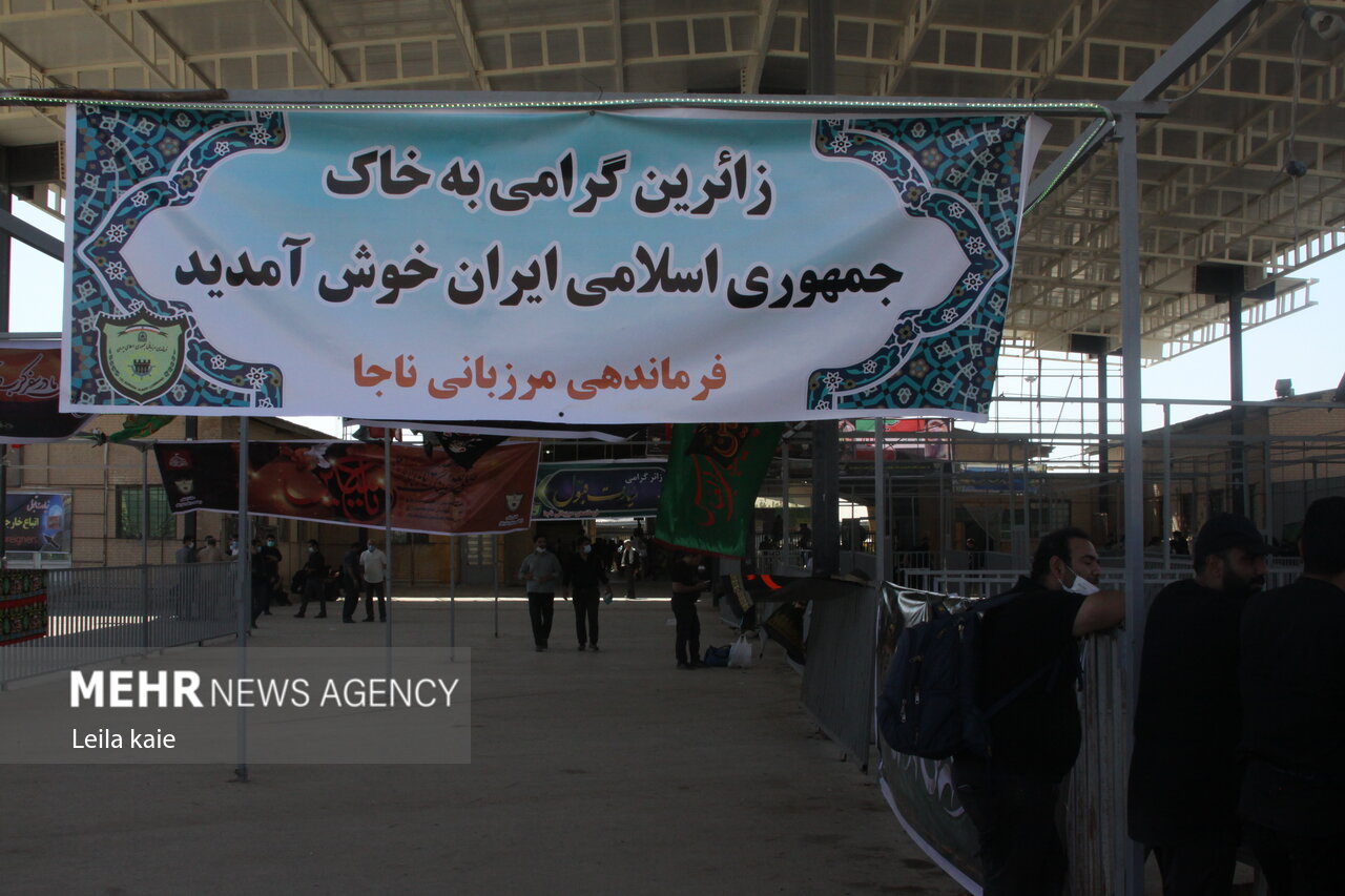 ورود ۶۲۲۰۰ زائر اربعین به کشور از طریق مرز مهران