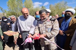 افتتاح پروژه های محرومیت زدایی قرارگاه پیشرفت سپاه استان قزوین