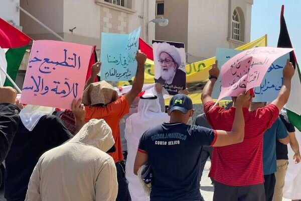 مردم بحرین تظاهرات ضد صهیونیستی برگزار کردند
