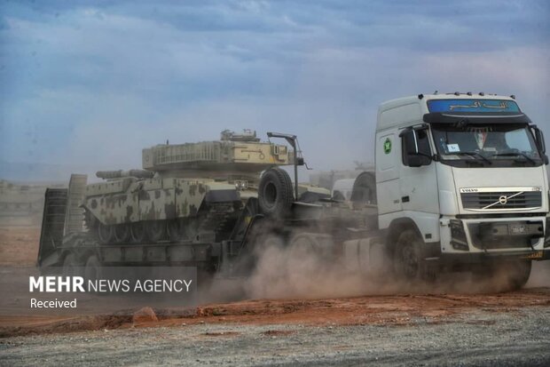 Iran Army military drill in NW borders