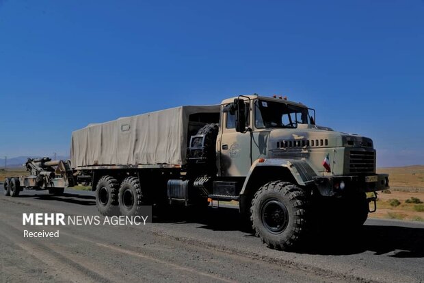 Iran Army military drill in NW borders