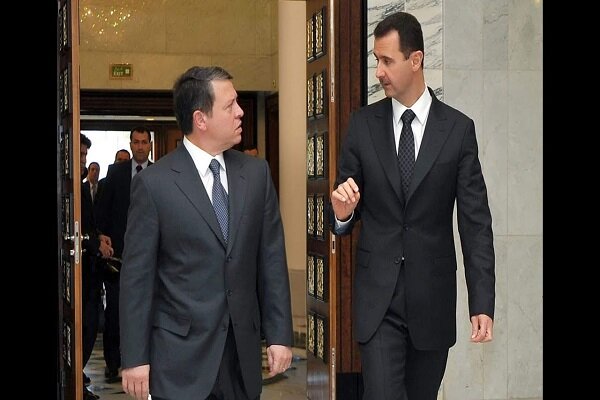 تماس تلفنی شاه اردن با رئیس جمهوری سوریه