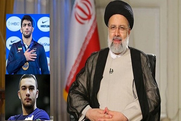 Raeisi felicitates Iran wrestlers on winning gold in WWC