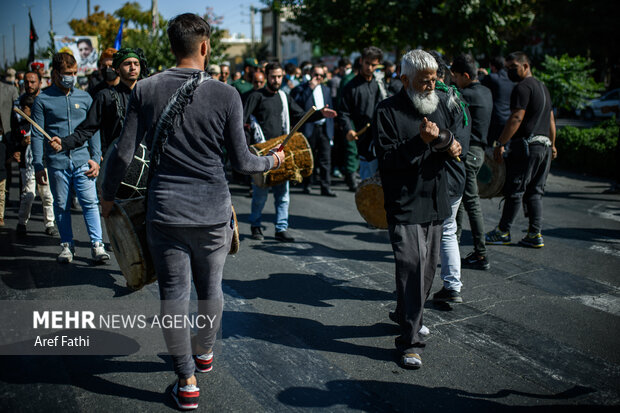 تشییع شهید مدافع حرم هادی شریفی