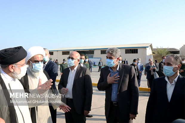 Raisi's visit to Bushehr
