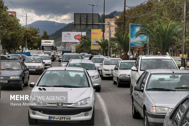  ترافیک سنگین در آزادراه قزوین – کرج