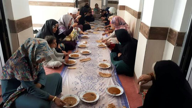 اجرای پویش اطعام دهی خانه های قرآنی اهل سنت گلستان