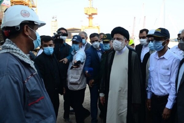 رئیس جمهور از شرکت صنایع دریایی ایران بازدید کرد