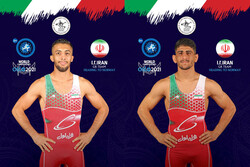 ایران کے دو پہلوانوں نے کشتی کے عالمی مقابلوں میں گولڈ میڈلز حاصل کرلئے