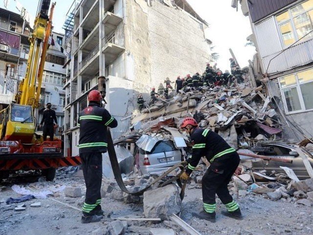 جارجیا میں ایک کثیر المنزلہ عمارت گرنے سے 5 افراد ہلاک