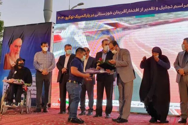 ۵ قهرمان پارالمپیک خوزستانی تجلیل شدند