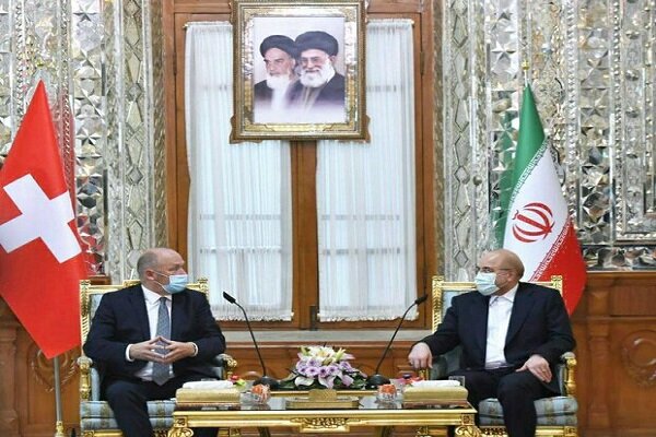 Iranian, Swiss parl. speakers meet to discuss bilateral talks