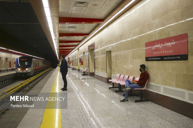  ایستگاه مترو شهید رضایی در خط 6 مترو تهران به بهره برداری رسید