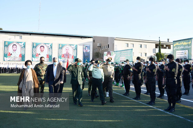حفل صباحي مشترك لقيادة قوى الأمن الداخلي بالعاصمة طهران / بالصور