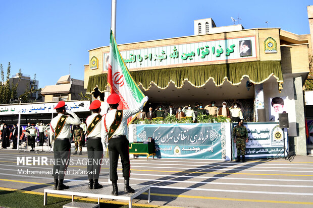 حفل صباحي مشترك لقيادة قوى الأمن الداخلي بالعاصمة طهران / بالصور