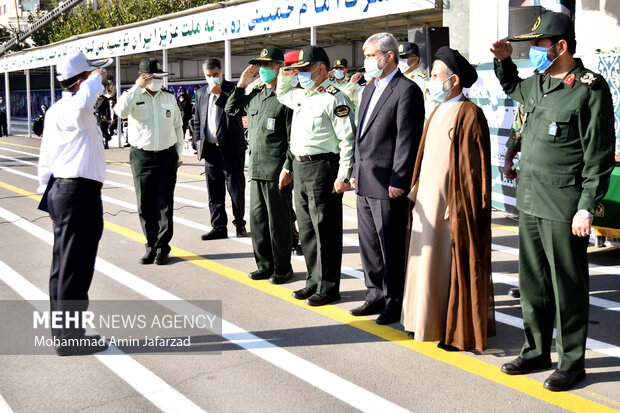 مراسم صبحگاه مشترک نیروی انتظامی تهران بزرگ