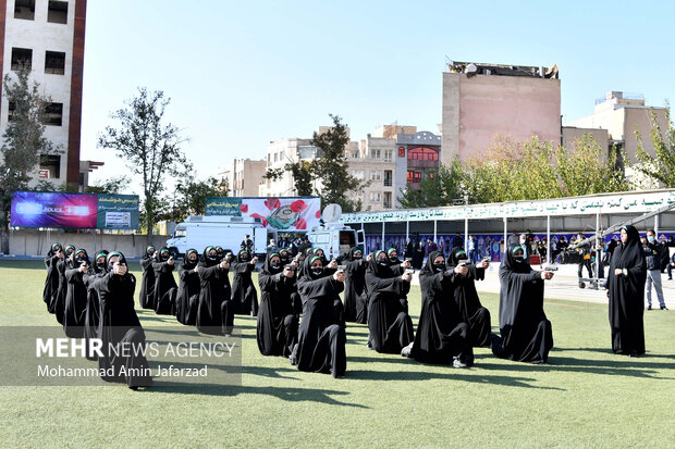 مراسم صبحگاه مشترک نیروی انتظامی تهران بزرگ