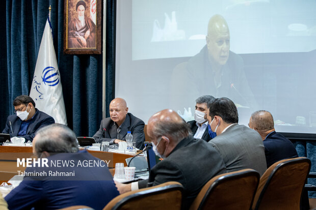 مسعود میرکاظمی رئیس سازمان برنامه و بودجه در یکصد و سی و سومین جلسه نهاد تعامل سازمان برنامه و بودجه،حضور دارد
