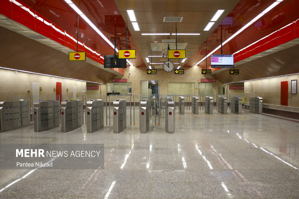 افتتاح ۵ ایستگاه و یک ورودی جدید مترو قبل از پایان سال