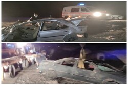 واژگونی ۲ خودروی حامل اتباع غیرمجاز در رفسنجان/ ۲۴ نفر مجروح شدند