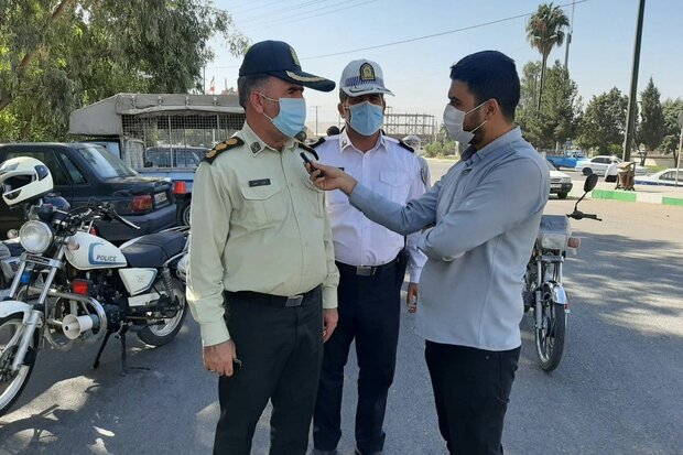 رزمایش «موتورسواران قانونمند» در پلدختر برگزار شد