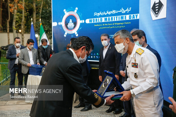 مراسم گرامیداشت روز جهانی دریانوردی در مرکز آموزش دریانوردان در تهران برگزار شد