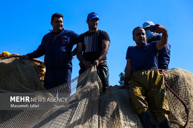 Fishing begins in Mazandaran Sea