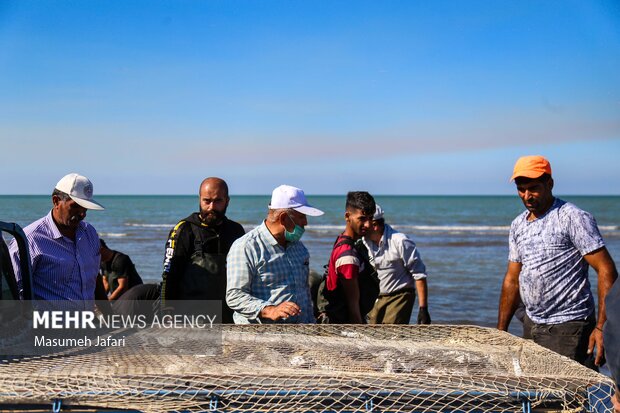 Fishing begins in Mazandaran Sea