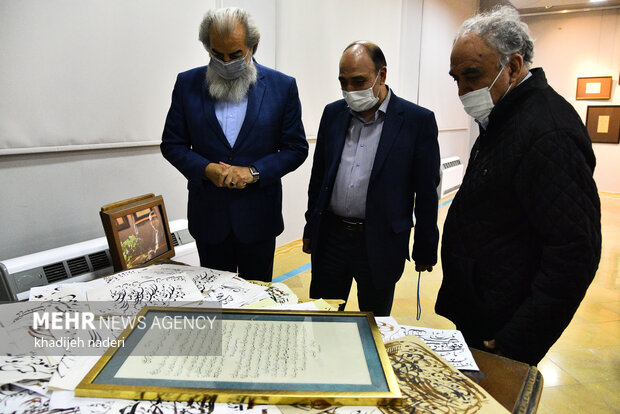 نمایشگاه خوشنویسی استاد نصرالله معین الکتاب