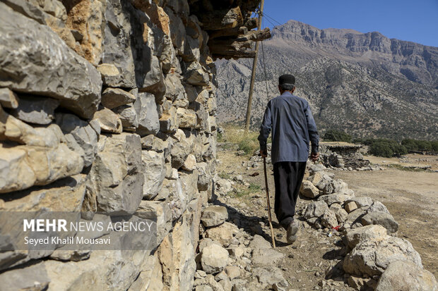 خسارت زلزله در روستای کتک