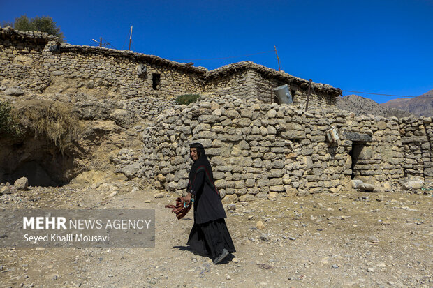 خسارت زلزله در روستای کتک