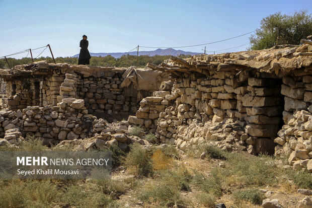 خسارت زلزله در روستای کتک