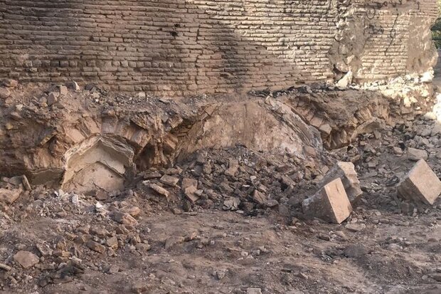 یک سازه قدیمی در بافت تاریخی‌فرهنگی شهر شیراز کشف شد