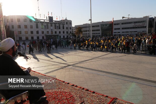 Pledging allegiance to Imam Mahdi (AS) ceremony in Mashhad