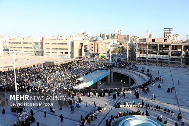 Pledging allegiance to Imam Mahdi (AS) ceremony in Mashhad