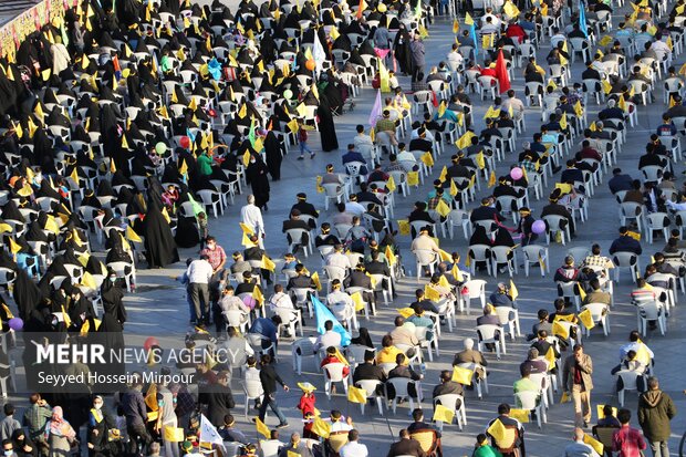 Pledging allegiance to Imam Mahdi (AS) ceremony in Mashhad