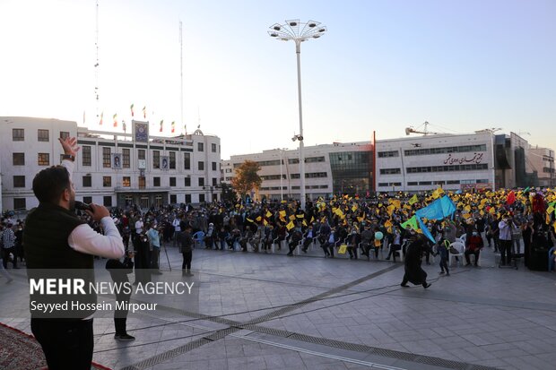 Pledging allegiance to Imam Mahdi (AS) ceremony in Mashhad