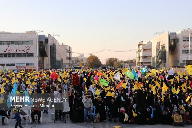 Pledging allegiance to Imam Mahdi (AS) ceremony in Mashhad