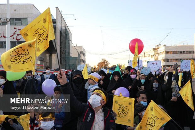 Pledging allegiance to Imam Mahdi (AS) ceremony in Mashhad